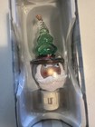 Dept 56 Christmas Tree Santa Head Tiny Bubbles Glitter Plug In Night Light