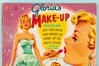 Vintage Original 1952 Lowe Gloria s Makeup Paper Dolls  1258 Uncut  read 