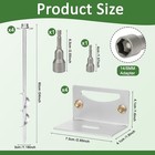 24   Mobile Home Anchors  Set Of 4 Ground Anchors Screw In W bracket   Drill Bit