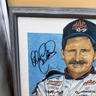 Dale Earnhardt And   Autographed 1991 The Intimidator Mac Tools Framed Print