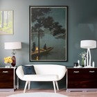 Koho Shoda Stars Over Lake Biwa Canvas poster Wall Art - Japanese Painting Print
