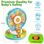 Learning Toy For Kids 1 2 3 Year Old Boys Girls  Spin And Sing Alphabet Zoo W   