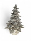 Nowell s Molds 1973 Vintage White 25  Ceramic Christmas Tree W base   Bulb-works