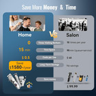 Wahl Professional Hair Cut Machine Barber Salon Cutting Trimmer Clipper Kit Set