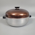 Vintage Regal Ware 12 5  Dutch Oven Steamer Roaster Aluminum With Original Ad