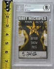Bret Michaels Signed Pass Beckett Bas Coa Autographed Slabbed Slab Poison Band