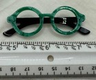 Green And Black Round Eye Glasses Pin brooch Simple But Classy