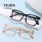 Men Women Tr90 Anti Blue Light Eyeglasses Clear Lens Square Glasses Frames New 