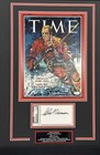 Jsa Bobby Hull Auto 11x14 Time Magazine Leroy Neiman Cover Photo Matted With Cut