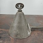 Antique 1905 Kw Metal Ice Cream Scoop Dipper - Cone Shaped Vintage