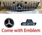 For Mercedes Benz W166 Ml350 Ml400 Grill 2012 13 2014 2015 Hood Grille W emblem