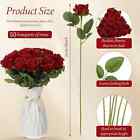 Velvet Rose Artificial Rose Flower Real Touch Fake Roses Floral Party Home Decor