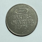 Kraft Bakery Products 1975 Baker s Quarter Vintage Token Coin 26mm