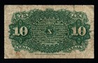 10c 1869-75 4th Issue Lady Liberty Fractional Currency 