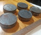 5 X Copenhagen Vintage Snuff Tobacco Cans And Lids 1986 Statue Of Liberty