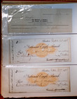 Great Collection  60  Us Bank Checks C 1870-1920s
