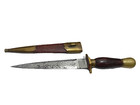 Spain  Toledo Hunting Knife Dagger  Dated 1865 Blade   Nice 