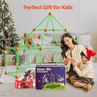 85 Pcs Fort Building Kit For Kids  Glow In The Dark  Stem Building Toys Gift