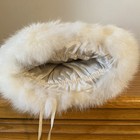 Vintage 1950   s White Fur Hand Muff Beautiful And So Soft
