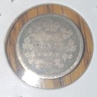 1896 Canada 5 Cents Silver Coin Queen Victoria Small Five Cents Fishscale Km 2