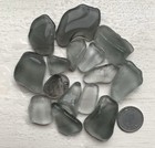 Sea Glass  From Japan  Surf-tumbled Beach Glass Gray