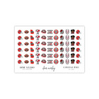 Georgia Bulldogs College Football Nail Decals Water Transfer Nail Art