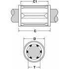 Thomson A122026 Ball Bushing Bearing  Closed  Bore   750 In