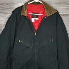 Vtg Zero Zone By Walls Men s L Short Black Insulated Work Jumpsuit Coveralls