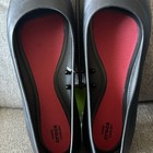 Crocs Womens Lina  Flat Size 11 Black Rubber Casual Slip On Shoes