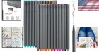 Multicolor Fine Point Marker Pens Set Of 24 For Adult Coloring And Note Taking