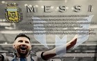 Lionel Messi Framed 3d Photo Facsimile Auto Argentina 2022 World Cup Rep Ticket