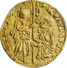 Beautiful 1400-13 Gold Coin Venice Italy Ducat Michael Steno Fr  1230 Pcgs Ms64