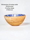 Wood Bowl Hand Made Small Size   Wooden Bowl Hand Turned Salad Bowl