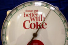 Coca Cola Original Things Go Better With Coke Thermometer 12  Glass Face P n 495