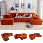 Maxyoyo Cloud Modular Sofa  versatile Sectional Couch Sofa With Ottoman