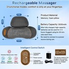 Neck Massager Pillow  3-in-1 Neck Massager  Travel Neck Massage Pillow For Sh   