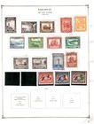 Collection   Paraguay Part B Scott Album Page  1941 1988  Cat  64 Mint   Used