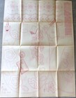 Vtg 1946 Workbasket Embroidery Transfer Pattern 2-931 Bath Rug Lamb Quilt Floral
