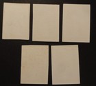 Scott  pr18p4-pr22p4 Newspaper Stamp Card Proofs