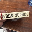 1960s Sealed Golden Nugget Gambling Hall Black Deck Of Cards In Great Condition
