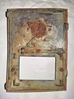  Vintage Antique Brass Us Post Office Po Mail Box Door Missing Glass Window
