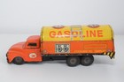 B85 1 30    23cm Long Tin Toy Sheet Japan M Gasoline Petrol Truck Exc  Cond 