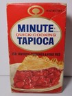 New Old Stock Vintage Early 1970s Minute Tapioca Graphic Box Kankakee Illinois