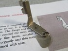 Rare Singer Presser Foot Flange Hemmer  160753 Slant Needle 1 16 Model 301 401  