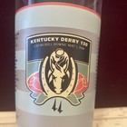 2004 Kentucky Derby 130th Official Glass  Sticker In Place Mint Condition 