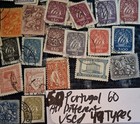 60 Portugal Stamps 49 Varieties Ww Worldwide Foreign Lot Used Xf Collection Set