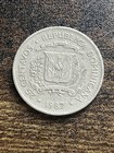 1987 Dominican Republic 25 Twenty Five Centavos Human Rights Actual Coin Tc4780 