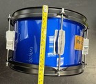 Mendini By Cecilio 10 x6  Tom Drum With Mount Arm     Blue Sparkle     Brand New