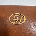 Rare Genuine Vintage Parker 51 Pen pencil Case Box No  270 Tan gold  case Only 