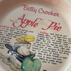 Vintage 11  Betty Crocker Apple Pie Ceramic Baking Dish Pan